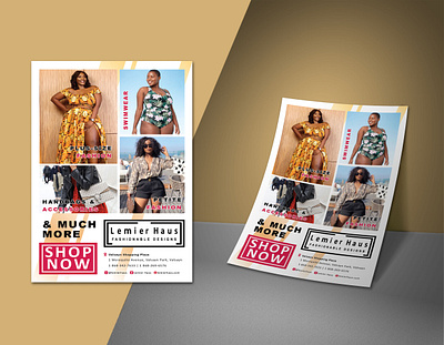 Business Flyer Design advertisement advertising branding clothing decorative art design digital marketing fashion female flyer graphic design marketing plus size print printing promotion social media stylist