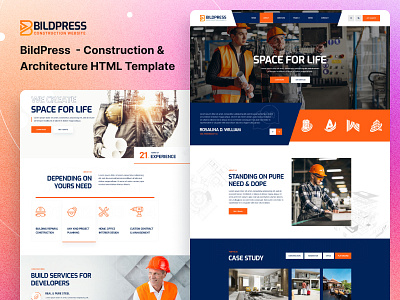 Bildpress - Construction & Architecture HTML Template architectural projects architecture design architecture firm architecture portfolio architecture template building contractor building design building template construction business construction company construction firm construction projects construction services construction solutions construction template construction website engineering template html template modern architecture responsive template