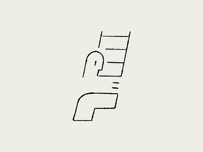 "Step Up"abstract minimalist line drawing of man climbing ladder abstract climbing contemporary design graphic design illustration journey ladder line art line drawing man minimalist modern motivational personal growth progress simplicity success symbolism up