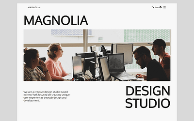 Magnolia - Agency Webflow Website Template agency agency design agency landing page agency studio agency website design design portfolio webflow