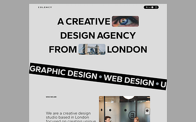 Colency - Agency Webflow Website Template agency agency design agency landing page agency studio agency website design design portfolio webflow