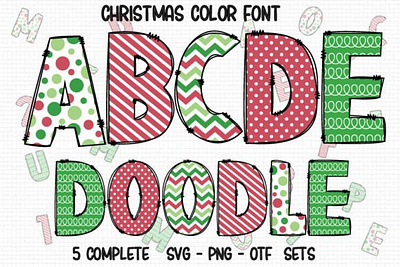 Christmas Font Font 3d animation app branding design graphic design illustration logo motion graphics typography ui ux vector