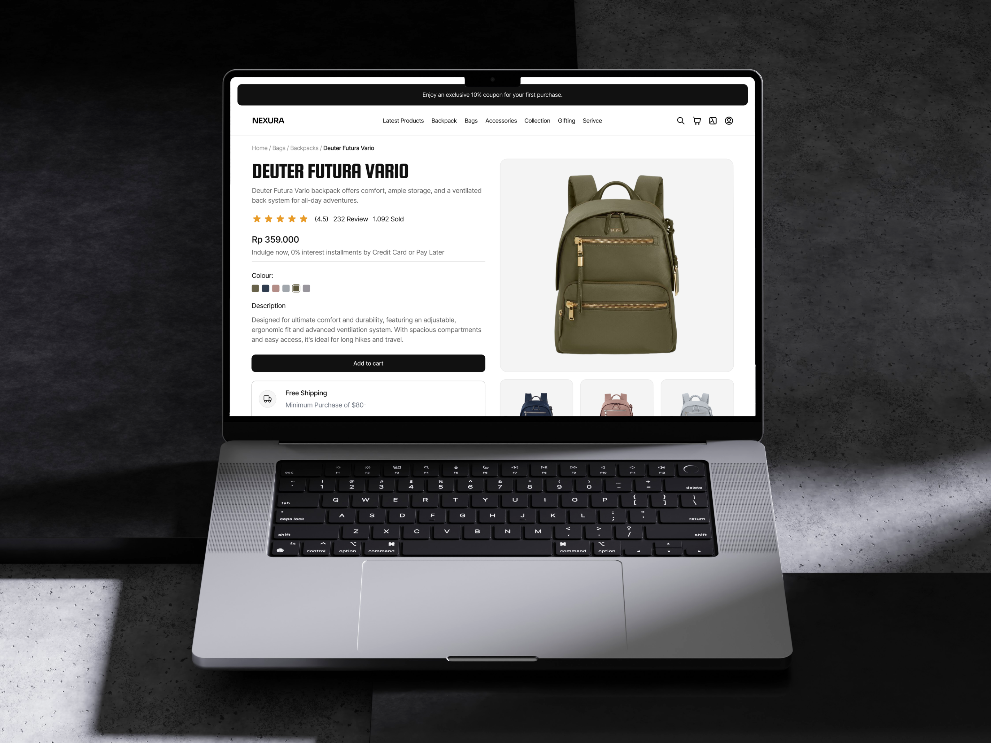 Example of E Commerce Design And Development