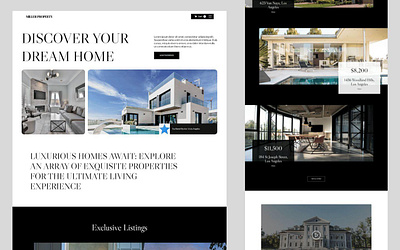 Miller Property - Real Estate Webflow Website Template real estate real estate personal website real estate website realtor template realtor website webflow