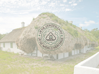 Læsø Verdens Arv Logo artisanal brand design branding craft danish denmark eelgrass eelgrass roof ex libris island jylland logo logo design logo lockup logo mark logo stamp læsø læsø salt place branding salt