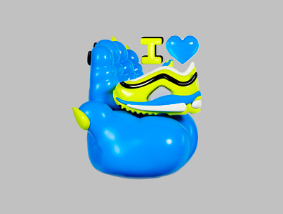 I 💖👟 3d blender branding character design design fashion graphic design illustration logo ui