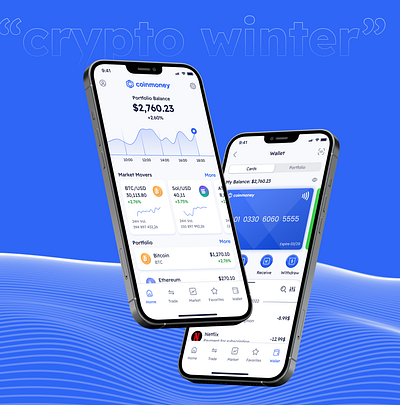 crypto winter App app crypto design interface ui web3