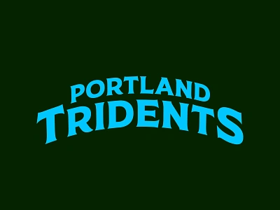 Portland Trident Wordmark basketball brand identity branding design font identity design logo logo design logos nike oregon rebrand sports typeface wordmark