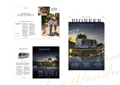 Buccaneer Editorial Design b2b brand branding caravan corporate design editorial graphic graphic design magazine print strategy typography vehicle visual visual identity