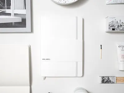 Unlabel art direction branding creative direction design notebook packaging product
