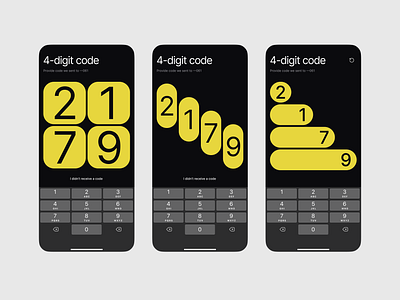 Generative AI Platform: Onboarding app code ios iphone login message minimal mobile mobile design onboarding product design security smartphone ui