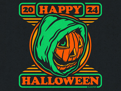 HALLOWEEN '24 design graphic halloween illustration pumpkin retro retro design vintage