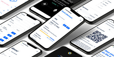 Namebase auction dashboard design exchange landing page product design ui ux visual design wallet web design web3 website