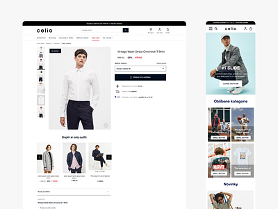 Celiostore.cz design ui we web design