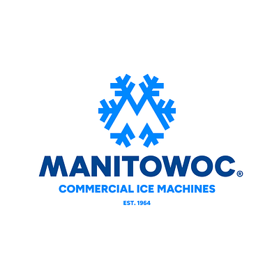 Manitowoc Redesign Proposal brand identity branding design graphic design ice logo logo logomark logotype m logo snow snowflake logo