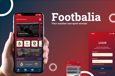 Football UI Apps apps branding graphic design ui