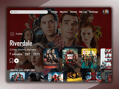 Daily UI #025 | TV App dailyui dailyui025 design freelance graphic design tv app tvapp ui uiux ux