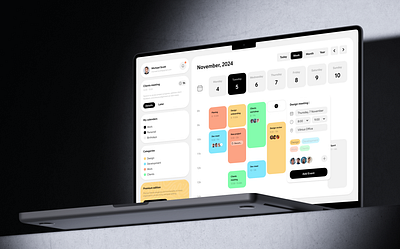 Planner dashboard calendar dashboard planner ui uiux uiux design ux