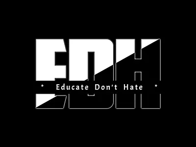Educate Don't Hate branding graphic design logo