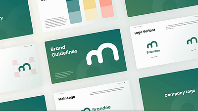 Brandee - Brand Guidelines - Collage Animation adverstiment animation bakery shop brand book brand guideline branding collage color meaning company food graphic design interaction logo modern motion graphics pitchdeck presentation stationary ui visual identity