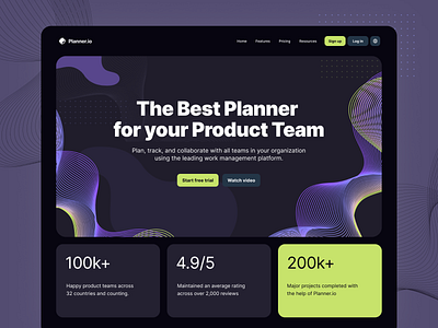 SAAS Landing Page landing page ui ux