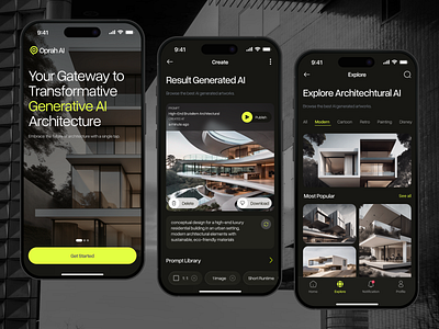 Oprah - AI Generated Architectural ai app app apps architectural architectural ai architecture branding chatgpt generated generating generative ai image image ai logo mobile app mobile apps prompt app ui