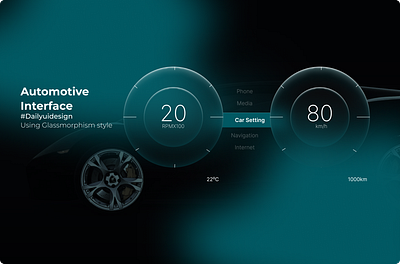 Automotive Interface #DailyUi automotiveinterface dailyui
