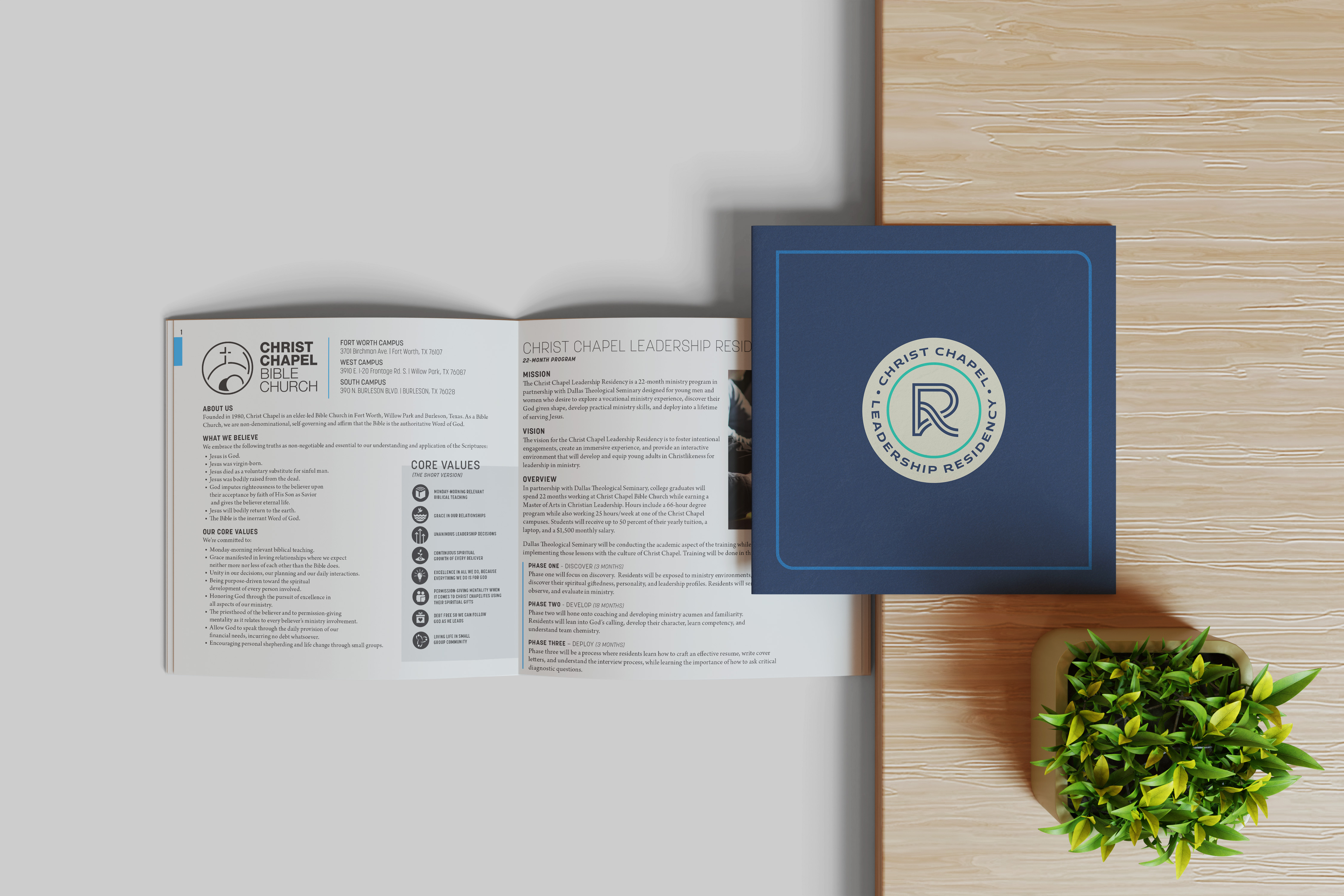 Book Layout Design - Christ Chapel Residency branding design graphic design identity layout logo print typography