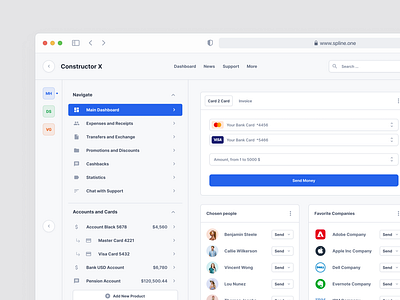 Finance Dashboard admin panel dashboard design system download figma finance ui ui kit ux web