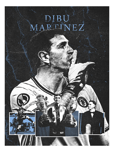 Football Poster - Dibu Martinez argentina argentina player ballon dor ballon dor 2024 dibu dibu martinez emiliano martinez football football poster graphic design poster poster idea poster inspiration soccer soccer player soccer poster sports sports art sports poster