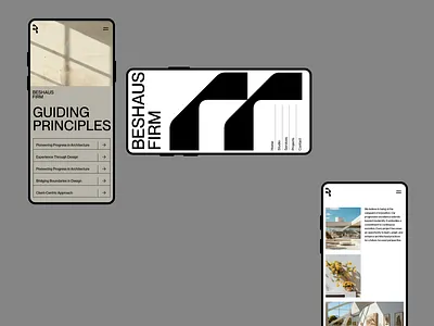 ⬤ BESHAUS FIRM | Mobile Design Version — 191 beshaus case study concept design daily eddesignme el salvador firm interaction mobile design ui design ux design