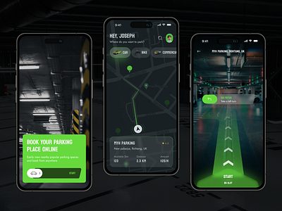 Vehicle Parking Mobile App app design mobile app design parking ui design ui ux ui ux design ux design vehicle vehicle parking mobile app