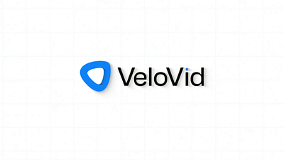 Velovid Logo Animation animation app icon brand identity branding creative logo logo animation logo design motion graphics play icon animation velovid logo animation video agency logo animation