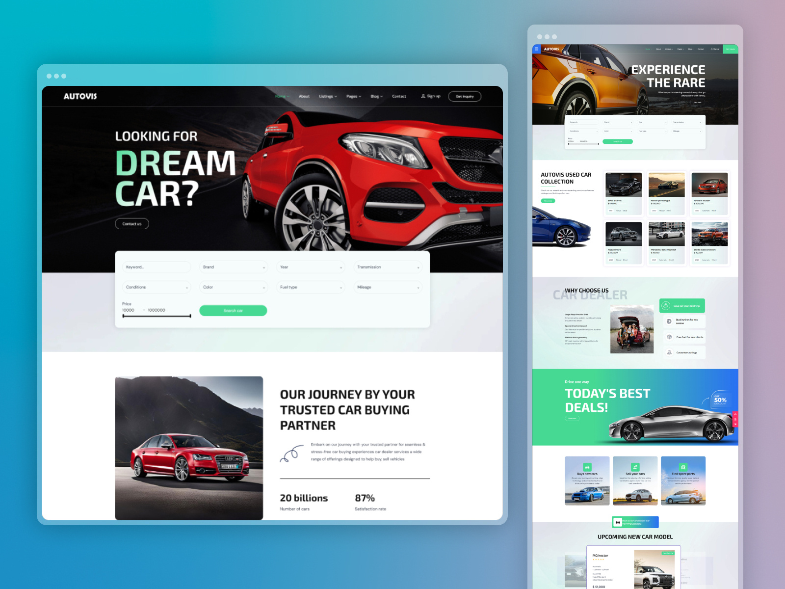Autovis - Car Dealer and Listing WordPress Theme 3d auto sales automotive website car dealer car dealership car inventory car listing car sales car search car showcase cardealership website online car shop responsive uiux vehicle listing vehicle marketplace web design web development wordpress theme wordpress website
