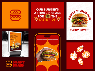 Burger logo design brand style brand style guide branding design burger branding burger design burger logo creative logo delivery logo food branding food logo minimal burger logo professional branding simple burger logo style guide design