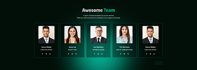 Amazing Team Section branding design graphic design illustration logo typography ui ux vector website design