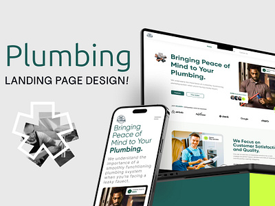 Plumbing Landing Page! 3d animation bathtubs and showers branding cleaning drain cleaning financing garbage disposals graphic design hygiene leaks and pipes logo motion graphics plumbing plumbing repairs repairs residential sinks and faucets sump pumps ui