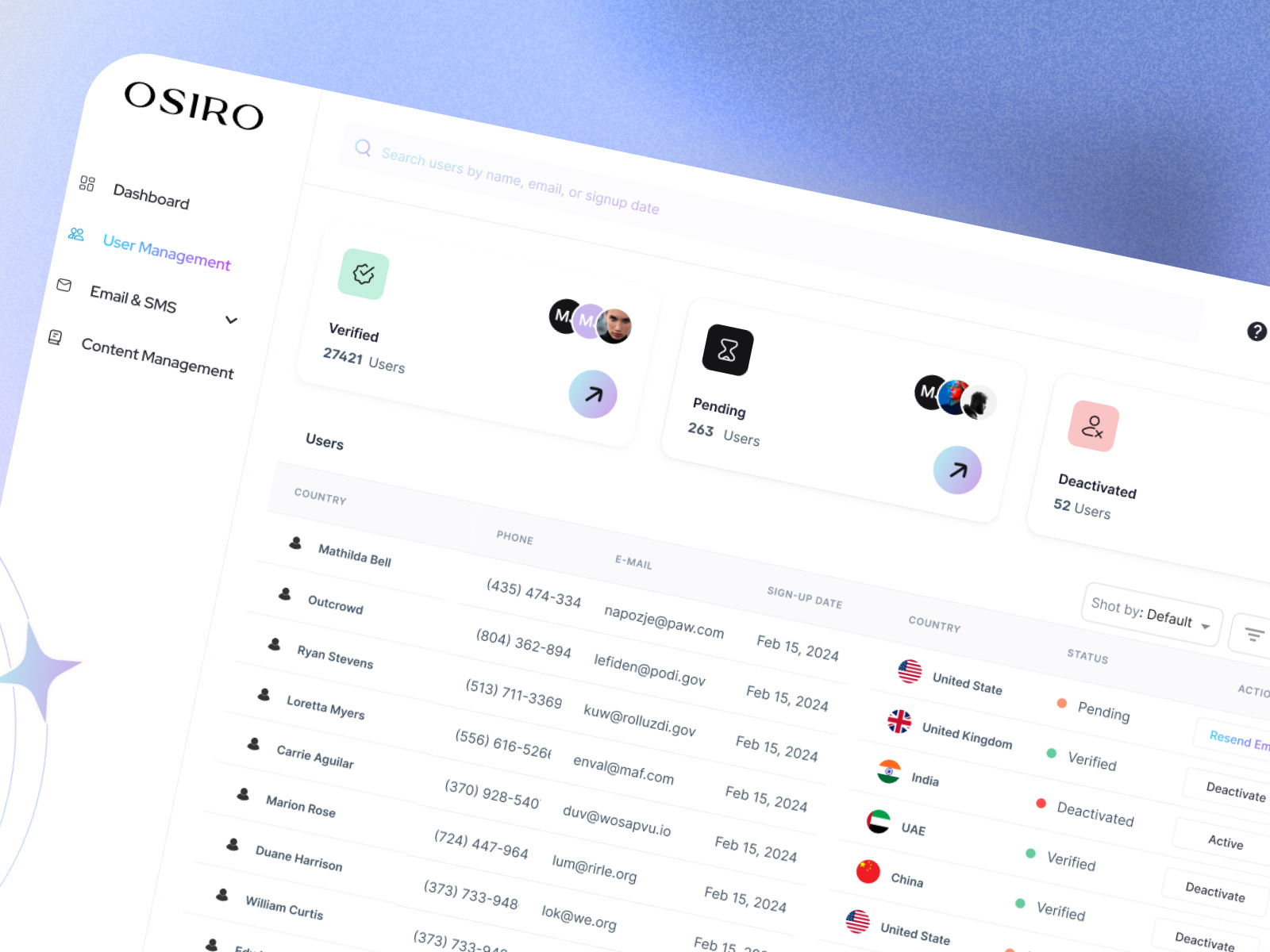 Example of UI UX Design For Dashboard, Crm, Web App