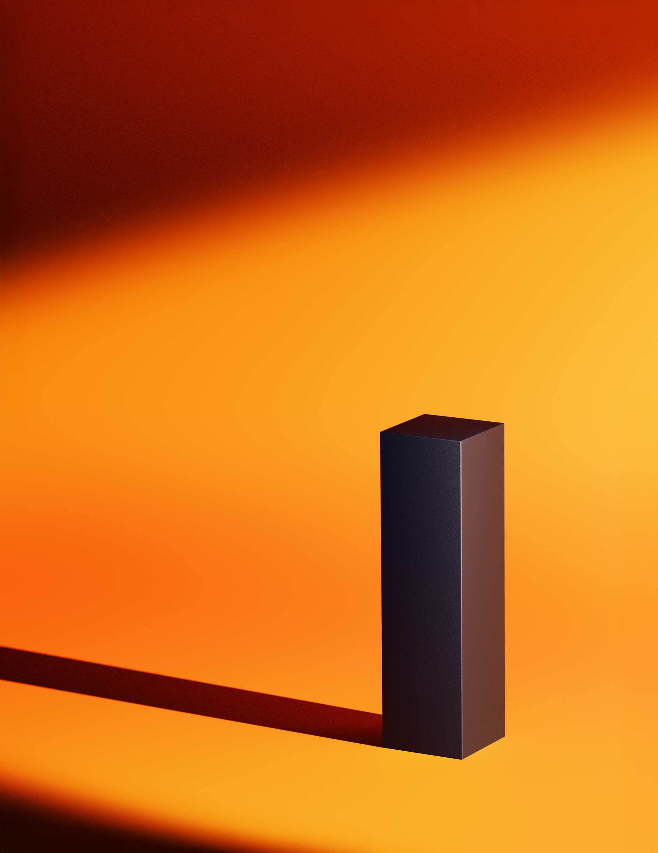 Black & Orange #2 3d abstract bled blender cycles design graphic design illustration
