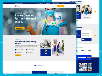Clinova Case Study: Designing a Clean and Contemporary Service apps casestudyshowcase clean cleaning website design cleaningservicewebsite clinovacasestudy contemporarydesign design digitaldesign elementor modernwebdesign serviceindustrydesign serviceplatform ui uiux webcasestudy webdesign website website design wordpress