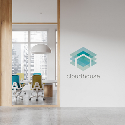 Cloud.House Brand - Enterprise NO CLICHÉS ALLOWED ;) branding cloud design graphic design illustration logo saas vector