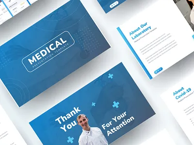 Medical Presentation Template Design clean design design design strategy educational slides google slides design google slides template illustration marketing presentation medica presentation presentation layout ui