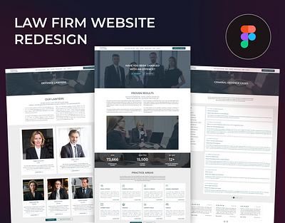 Law Firm Web Design Case Study business website figma law firm law firm web design revamping ui uiux design user interface ux uxui design web design website design website redesign