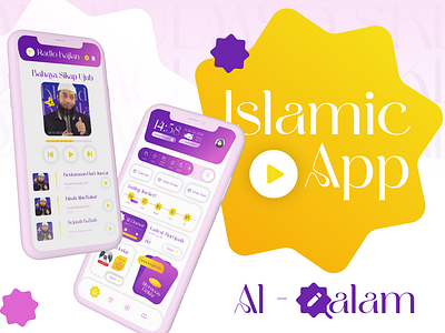 UI UX Islamic App - Al-Qalam - By Asiyah application graphic design ui ux