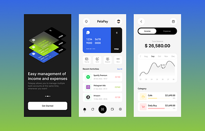 PelaPay - Finance App ui