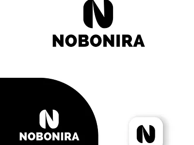 nobonira logo clothing logo fashion logo letter logo n logo nobonira logo text logo