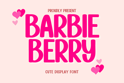 Barbie Berry Font barbie berry font branding font cartoon font childrens tshirt fonts comic font cute font doodle font fat font fun font funny font logo font printing font quote font sticker font t shirt fonts