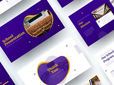 School Presentation Template digital presentation