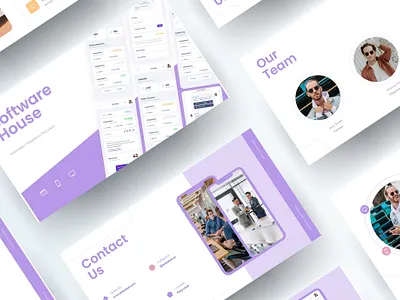 Software House Presentation Template Design dynamic slides template
