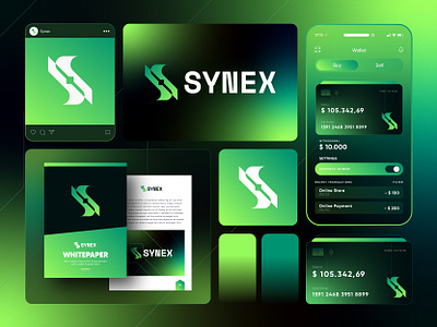 Synex - Web3 Branding and Visual Identity artificial blockchain brand identity branding chatgpt crypto currency decentralized defi intelligence logo logo design logo identity logotype midjourney modern logo openai solana token web3